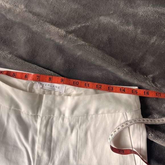 Everlane NWT white high waisted classy pants wide leg - Picture 5 of 10